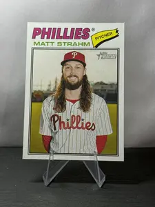 2026 Topps Heritage Matt Strahm Philadelphia Phillies Near Mint or Better