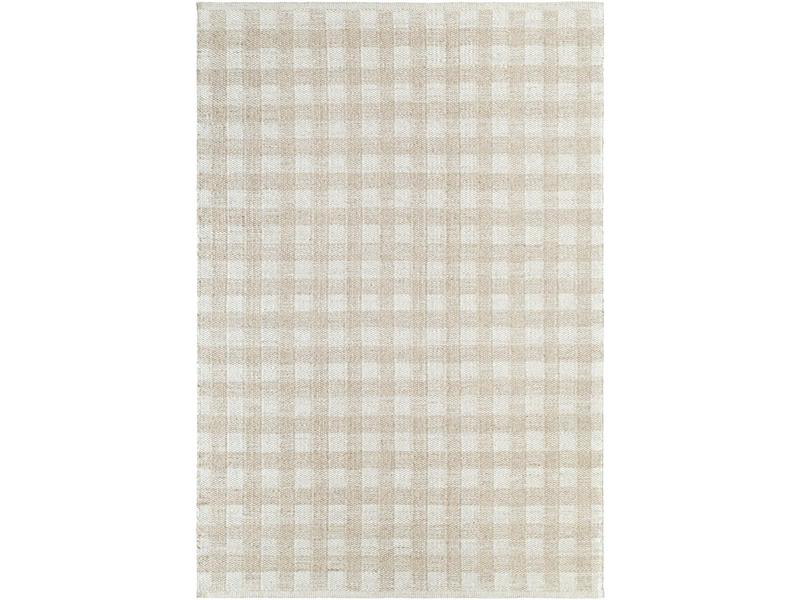 Livabliss Mardin MDI-2344 Handmade Craft Wool Fiber Low-Profile Indoor 8x10 ft. Rectangle Area Rug, Tan & Ivory Statement Piece, MDI2344-810