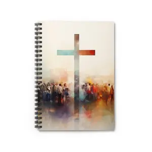 Inspirational Ruled Line Spiral Notebook, Christian Journal, Gift for Students, Faith-based Stationery, Prayer Notebook, Religious Keepsake