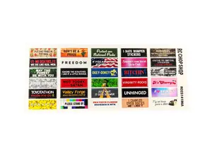 1/10 Scale Funny RC Bumper Stickers for RC Crawlers, Trucks, and Drift Cars (#2)