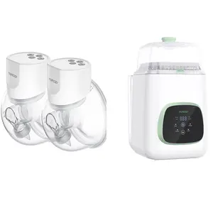 Momcozy KleanPal Pro Baby Bottle Washer & Momcozy Hands-Free Breast Pump S12 Pro