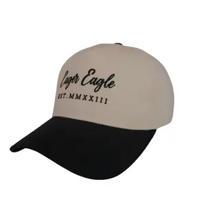 EAGER EAGLE Heritage Black Golf Hat with Classic Design and Comfortable Fit