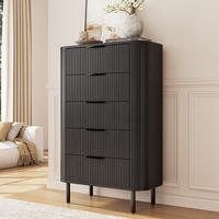 5 Drawers-Black