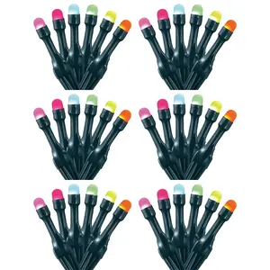 Home Heritage 33' Wrapped Dome Holiday Lights, App Control, 100 RGB LEDs, 6 Pack