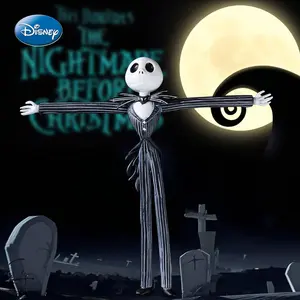 1PC Disney Officially License The Nightmare Before Christmas Jack PVC Keyring Fashion Trend Backpack Exquisite Creative Desk Decorations Memorial Day Birthday Anniversary Surprise Gift , Halloween