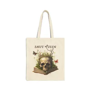 Smut Queen Cotton Canvas Tote Bag