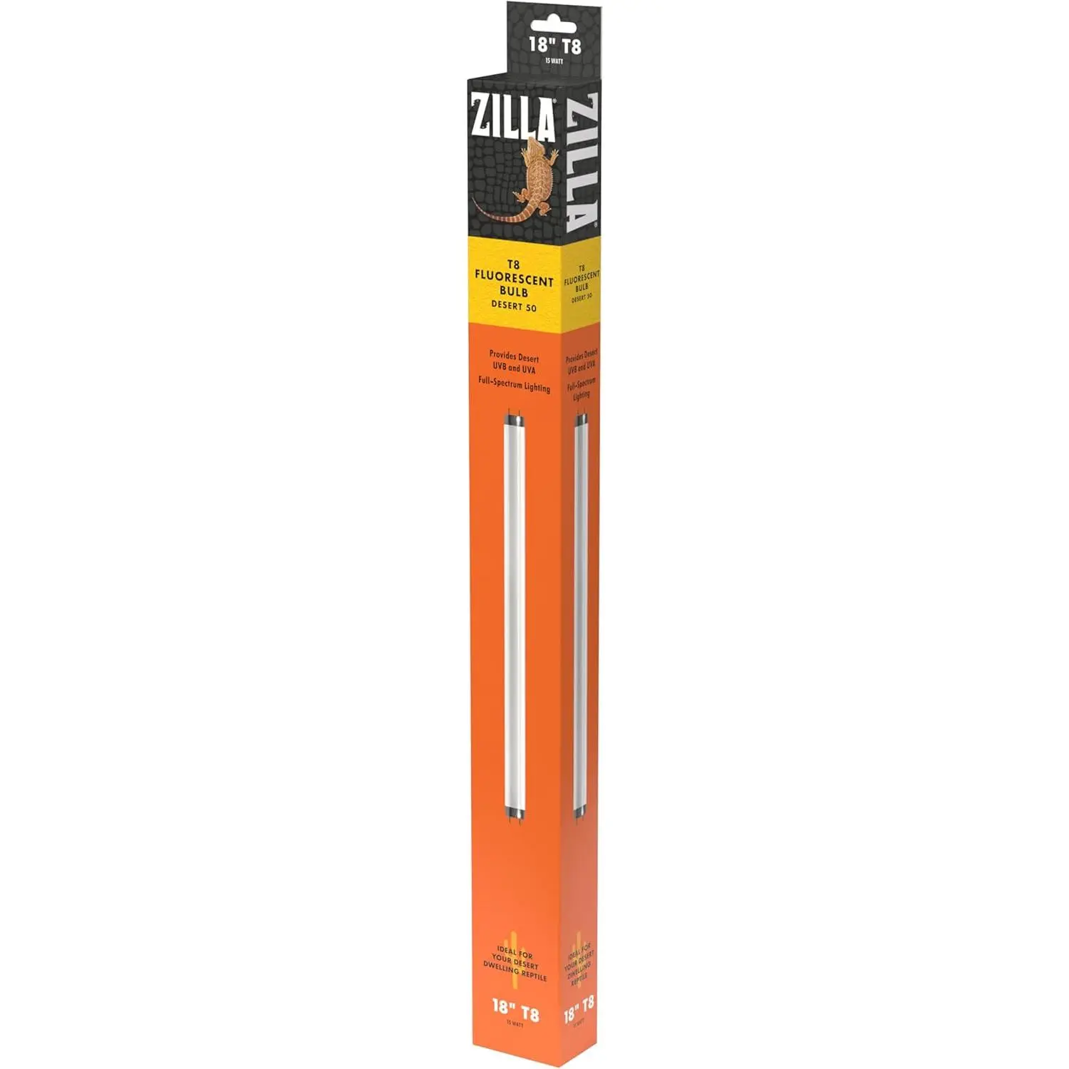 Reptile Pet Habitat Lighting UVB Fluorescent Desert T8 Light Bulb 15 Watt