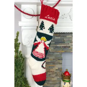 Bernat Angel Personalized Christmas Stocking