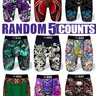 Men's Long Briefs Set of 5, Multicolor Random, Halloween Prints, Skull Spider Money, Sports Underwear, Moisture Wicking, Quick Dry, Performance Boxer Briefs, Printed Boxer Briefs, Elasticity Design Underwear