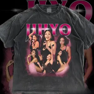 Jihyo Vintage 90s Style Graphic Tee Unisex Kpop Fan Merch