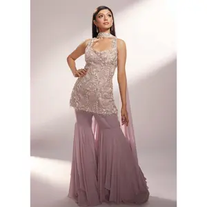 Nova lavender sharara set