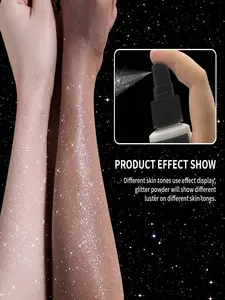 Quick Dry Glitter Spray Kit, All-Over Body Shimmer for Festivals & Parties, Easy Application, Long-Lasting Sparkle, Perfect for Events