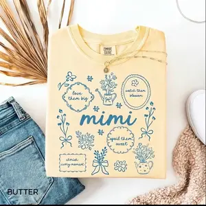 Mama grandma Gigi Mimi floral Mother’s Day tshirt