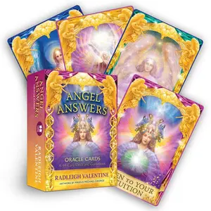 Angel Answers Oracle Cards: A 44-Card Deck and Guidebook -- Radleigh Valentine - Other