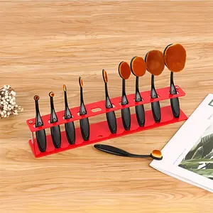 10Pcs Blending Brushes Kit Holders Mixed Size For DIY Crafts Card Ink Stamp Stencils Backgrounds Easy And Smooth Application