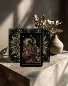 Terra Nera Black Gold Tarot Deck, 78 Cards for Beginners and Daily Pulls