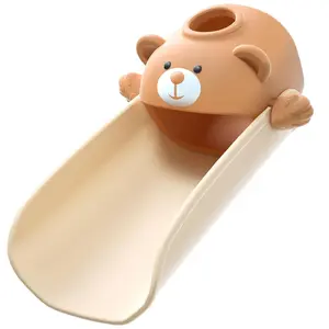 Kids Faucet Extender with Temperature Sensor – Cute Bear Sink Extender for Toddler Hand Washing, Fits Most Bathroom & Kitchen Faucets