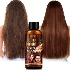 Boosted by Ginseng & Turmeric! Rozino Men’s Shampoo, Cover Gray Hair & Renew