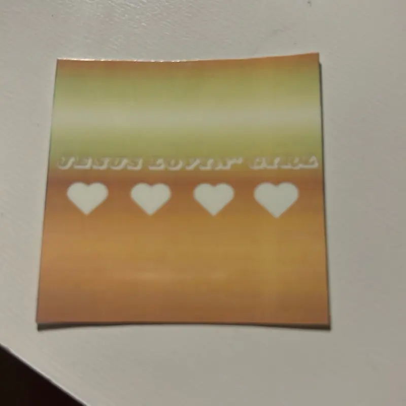 Homemade stickers