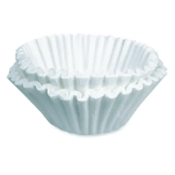 Coffee Pro Coffee Filter, 10 - 12 Cup, White, Pack 200