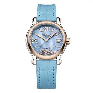 Chopard Happy Sport 33mm Automatic Two-Tone Blue MOP Dial 278608-6013 WHP041413