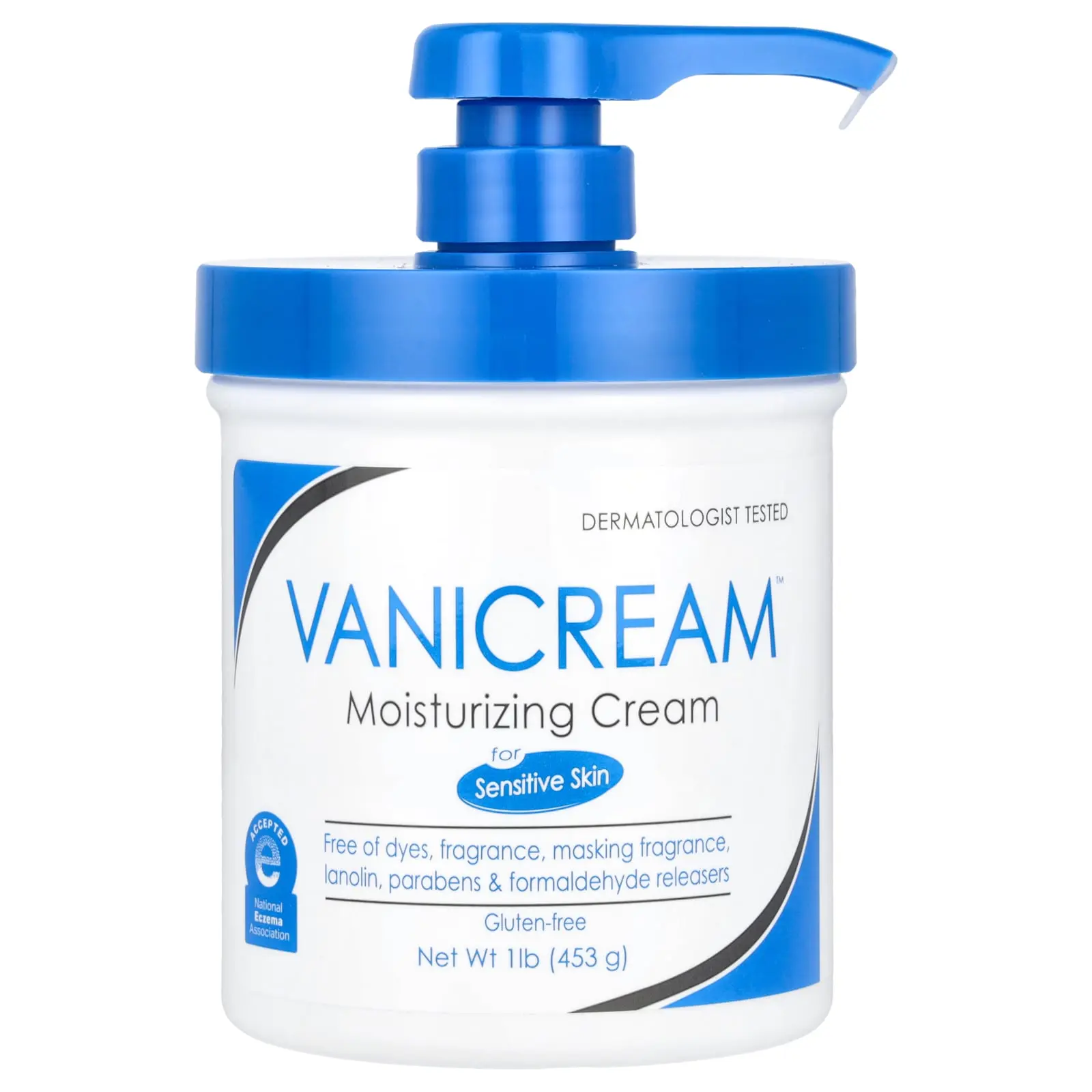Vanicream Moisturizing Cream, For Sensitive Skin, Fragrance Free (Pump), 1 lb (453 g) Vanicream Moisturizing Cream, For Sensitive Skin, Fragrance Free (Pump), 1 lb (453 g)