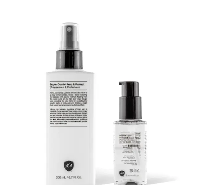 Detangle Repair & Shine Hair Duo TikTok Exclusive 05402 & 00230 Super Comb 6.7oz & Fluoro5 Elixer 2oz Haircare Oil Bundle