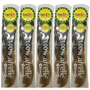 Pre-Stretched Silky Braiding Hair (5 Single Packs, #BT 1B/27)