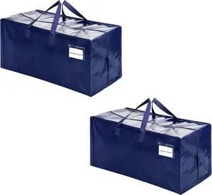 4 Pack Moving Bags with Backpack Straps Heavy Duty Moving Box Alternative Packing Supplies Large Storage Bags for Dorm Essentials with Zipper