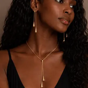 Water Drop Earring and Necklace Set