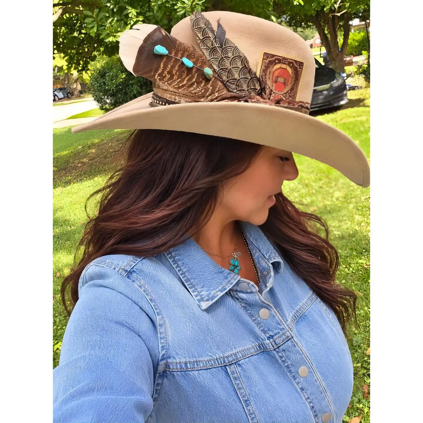Custom Cowboy Hat  Boho Hat FALL
