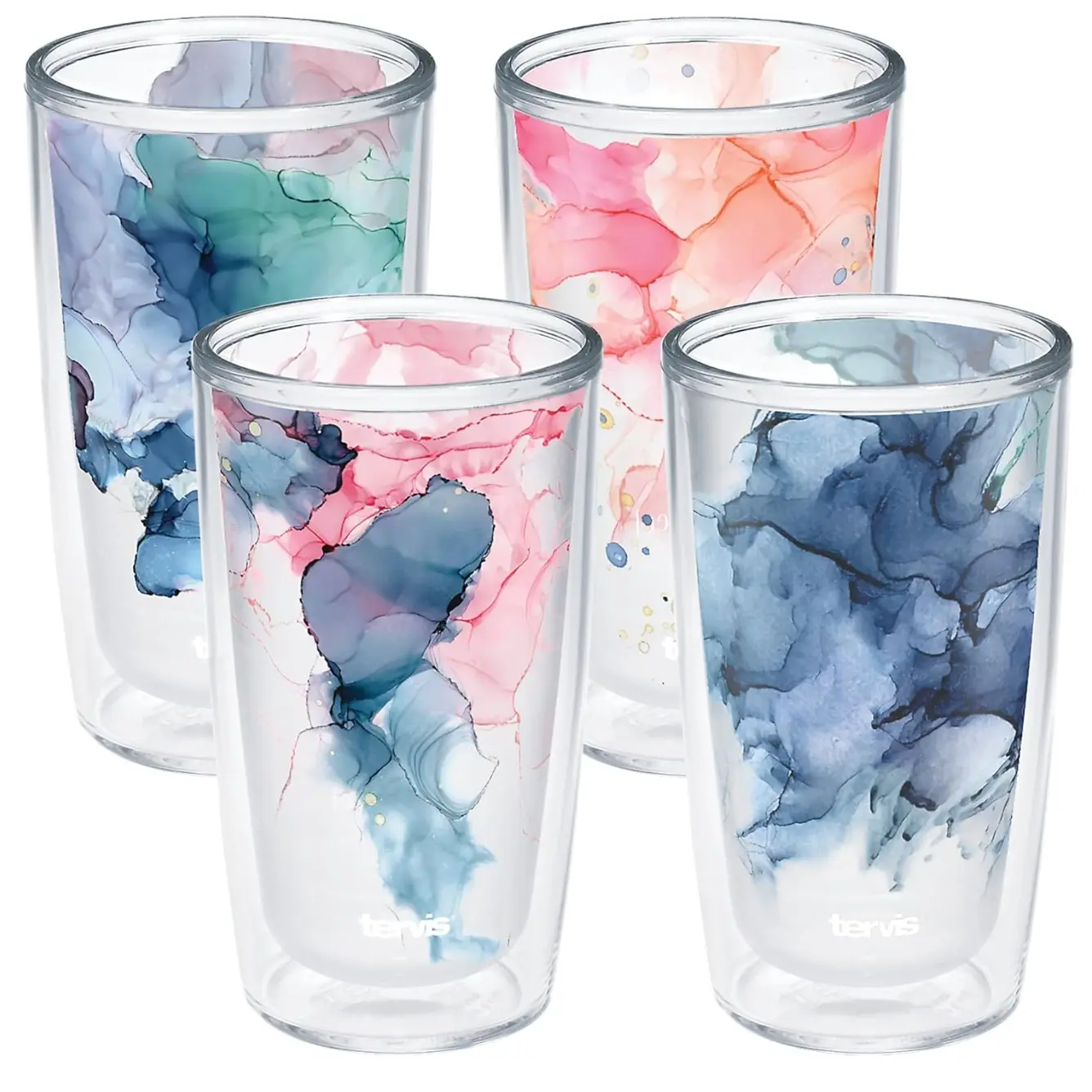 Japanese Cherry Blossom Party Supplies by Tervis: 16 oz Clear Cups