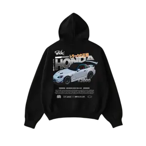 Honda S2000 Top Rank JDM Retro Streetwear Graphic Heritage Classic Automotive Fan-Inspired Unisex Pullover Hoodie