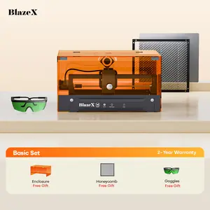 BlazeX M3 BlazeX 10W Laser Engraver Basic Set – Easy DIY Laser Cutter for Wood, Leather & Acrylic | Perfect for Crafts, Small Business & Gifts | Beginner Friendly DIY Laser Cutter for Wood, Leather, Metal Marking | Fast, Precise & Easy DIY Laser Cutter