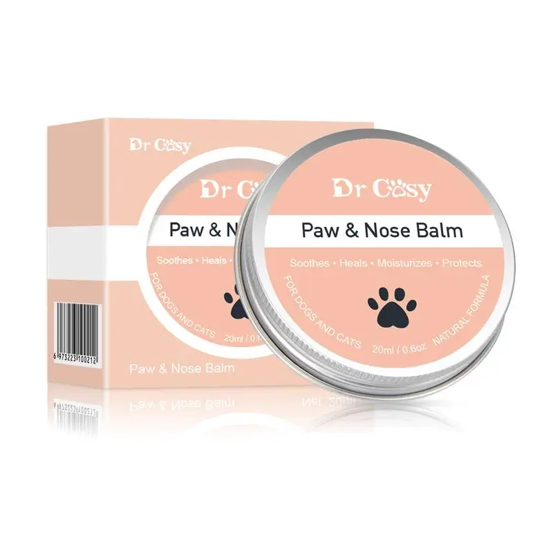 Hydrating Pet Nose & Foot Cream, Pet Anti-crack Repairing Moisturizer for Daily Use, Multifunctional Skin Care Balm for Dogs & Cats, Dog Stuff Dog Acc