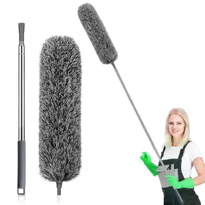 Feather Duster with Extension Handle for Cleaning High Ceiling Areas Fan
