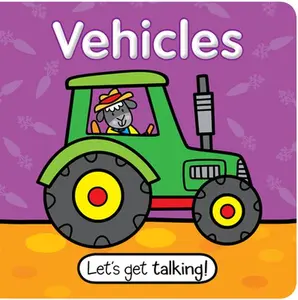 USED-Let's Get Talking - Vehicles by Kidsbooks Publishing (Board book)