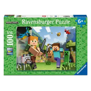 Ravensburger Minecraft Steve and Alex 100 Piece Puzzle