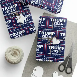 Trump Take America Back Birthday Holiday Wrapping gift Paper