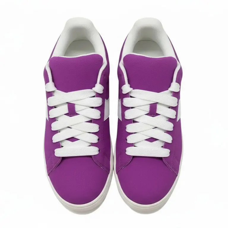 Breathable Lightweight Vegan Sneakers for Women | Memory Foam Comfort Walking Shoes | Slip-Resistant Grip-Enhanced Rubber Sole Casual Everyday Footwear