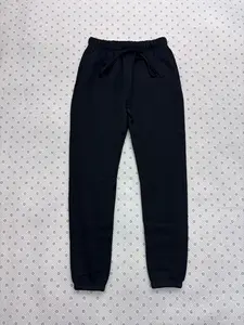 Men's Sweatpants Black Color Joggers Oversized Fit Cuffed Design Athletic Casua Lounge Pants with Pockets, Soft Fleece Home Pants with Drawstring