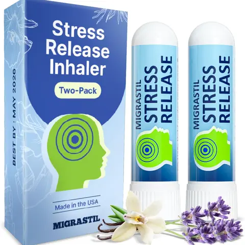 Migrastil Aromatherapy Inhaler 2-Pack – Your Personal Moment of Calm. Self-Care on the Go. Healthcare Fitness