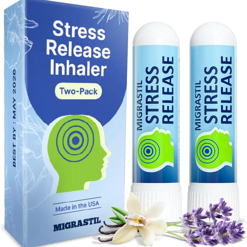 Migrastil Aromatherapy Inhaler 2-Pack – Your Personal Moment of Calm. Self-Care on the Go. Healthcare Fitness
