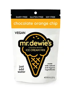 Mr. Dewie's Cashew Base Ice Cream Mix (Chocolate Orange Chip)