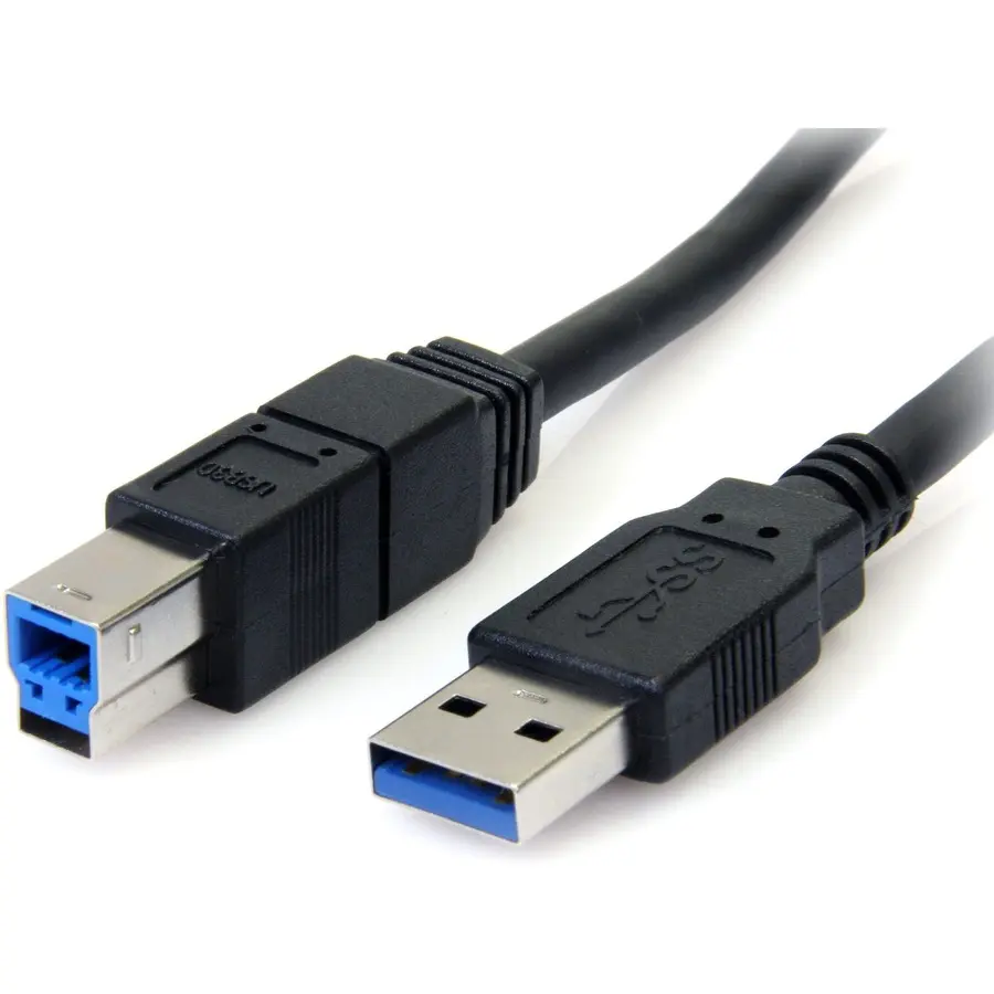 StarTech Electronic High Speed SuperSpeed USB 3.0 Data Cable - 6 ft Black, A to B M/M