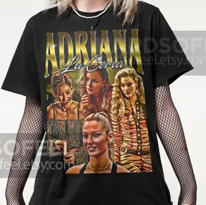 Adriana La Cerva Unique Vintage T-Shirt, Gift For Women and Man Unisex T-Shirt