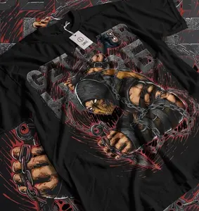 Mortal Kombat T-shirt Scorpion T shirt Men Women Unisex All Sizes