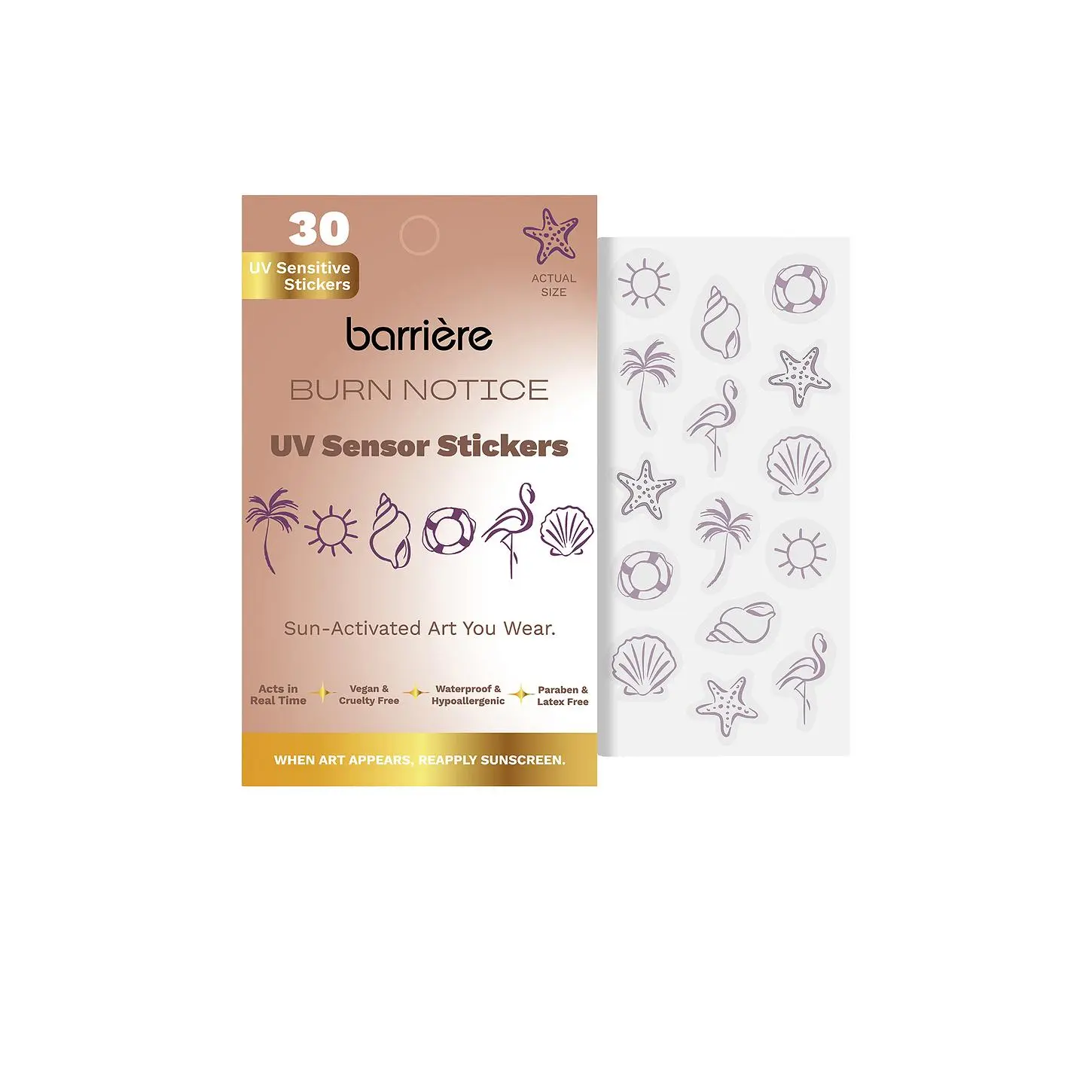 barriere Burn Notice UV Sensor Patches