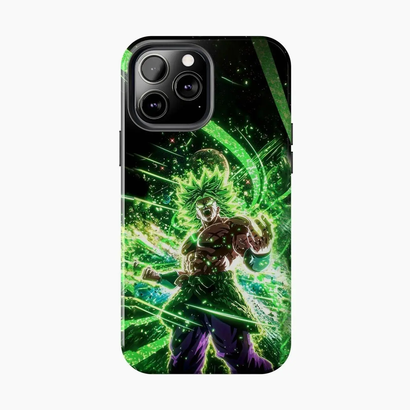 Dragon Ball Broli Goku Case iPhone 17 16 15Pro, 14, 13, 12, 11, 8, XR Mini, Pro Max, Plus Accessories Protection unisex funny O