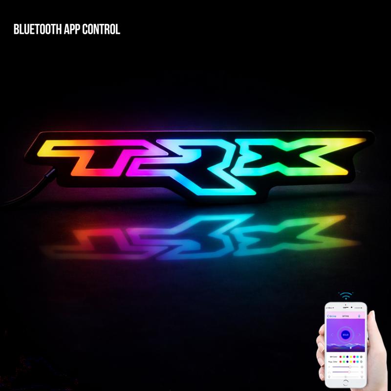 TRX LED Grille Badge – Multicolor RGB Flow Series (Bluetooth App Controlled) | RAM TRX 2020–2024